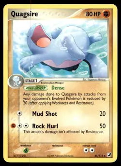 Quagsire Unseen Forces Uncommon 44/115 2005 Pokemon TCG - Image 1