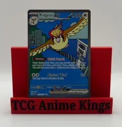 2023 Pokemon Obsidian Flames Pidgeot ex Special Illustration Rare SIR 225/197 - Image 1