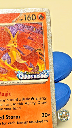 Pokemon Delphox 013/086 Chaos Rising Stamped Holo Card NM - SEE VIDEO - Image 1