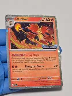 Pokemon Delphox 013/086 Chaos Rising Stamped Holo Card NM - SEE VIDEO - Image 5
