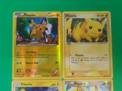 Pokemon Legendary Pikachu Holo, Reverse Holo, Reg Lot Of 4 Cards SM86 & More - Image 3