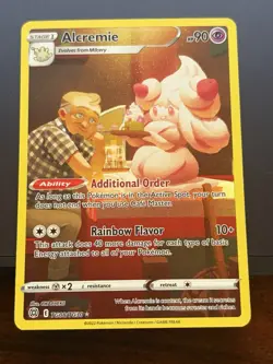 Alcremie TG08/TG30 Holo Brilliant Stars Trainer Gallery Pokemon - Image 1