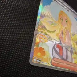 Pokemon TCG Lillie's Determination 184/236 SIR Mega Evolution Full Art Holo EN - Image 4
