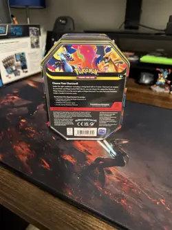 Pokemon TCG Mega Charizard X Ex Tin New Sealed - Image 3