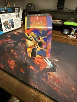 Pokemon TCG Mega Charizard X Ex Tin New Sealed - Image 4