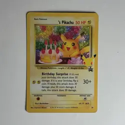 💛WotC Promo ______'s Pikachu 24/53 Holo English 1999 50 HP Pokemon TCG💛 - Image 1