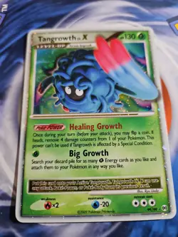 Pokemon TCG Tangrowth Lv.X 99/99 Arceus Holo Rare Light Played To Near Mint - Image 1