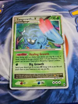 Pokemon TCG Tangrowth Lv.X 99/99 Arceus Holo Rare Light Played To Near Mint - Image 3