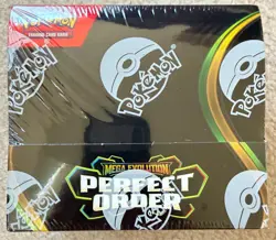 Pokemon TCG Mega Evolution Perfect Order Booster Box Factory Sealed - Image 1