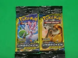 Rare Hanger Lot of 4Pokemon Sun & Moon Unbroken Bonds 3-Card Booster Packs New - Image 2
