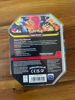 Pokemon TCG Mega Charizard X ex Tin NEW Factory Sealed - Image 2