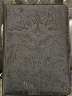 Pokemon Pitch Black Mega Darkrai 9 Pocket Vault X Binder Error Read Description - Image 1