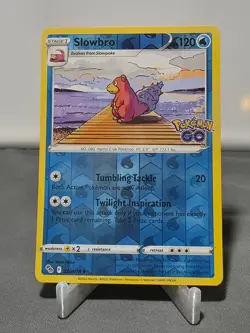Slowbro 020/078 Uncommon Pokemon GO Pokemon Reverse Holo Near Mint - Image 1