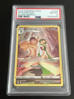 2022 POKEMON SWORD & SHIELD SILVER TEMPEST #TG05 FULL ART/GARDEVOIR PSA 10 - Image 1