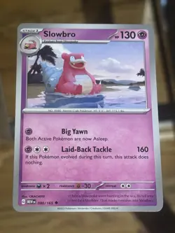 Slowbro 080/165 Sv: Scarlet & Violet 151 Regular Pokemon Card - Image 1