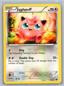 Jigglypuff 78/99 Uncommon Next Destinies Pokemon Lightly Played - Image 1