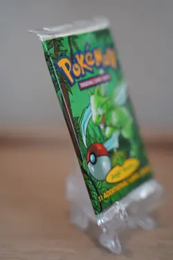 21.42g - Pokemon 1999 Jungle Unlimited Booster Pack Scyther Vintage WOTC - Image 5