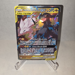 Pokemon TCG Reshiram & Zekrom GX TAG TEAM 157/236 Cosmic Eclipse Holo EN 2019 - Image 1
