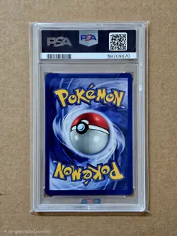 2000 WOTC Black Star Promo Jigglypuff #7 PSA 8 NM-M Pokemon League Promo - Image 2