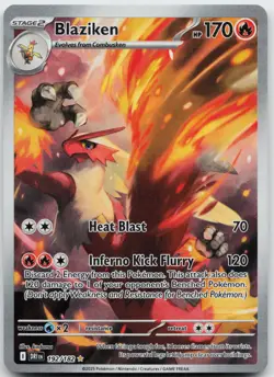 Blaziken 192/182 Illustration Rare Destined Rivals Holo Near Mint - Image 1
