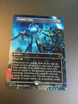MTG Marvel Super Heroes 0337 Cosmic Cube Borderless - Image 1