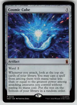 Cosmic Cube Mythic Marvel Super Heroes 245 MTG Near Mint 2026 - Image 1