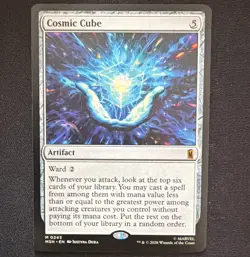 MTG Cosmic Cube 0245 Mythic Rare Marvel Super Heroes Pack Fresh NM - Image 1
