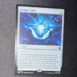 MTG Cosmic Cube 0245 Mythic Rare Marvel Super Heroes Pack Fresh NM - Image 3