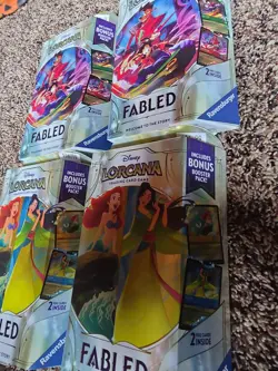 LOR Lorcana: Fabled Starter Decks [Set of 4] Emerald & Ruby Amber & Sapphire - Image 3