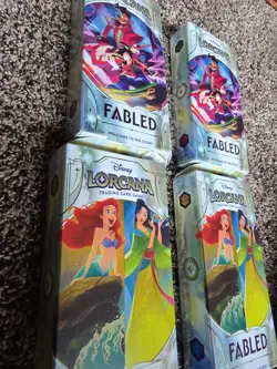 LOR Lorcana: Fabled Starter Decks [Set of 4] Emerald & Ruby Amber & Sapphire - Image 4