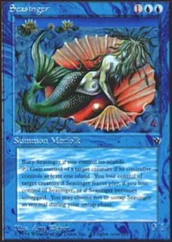 4x Seasinger ~ Moderately Played Fallen Empires MTG Magic x4 4 UltimateMTG Plays - Image 1