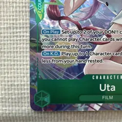 Uta (Alternate Art) OP13-023 Carrying On His Will Foil - Image 2