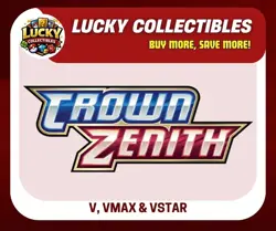 Pokemon TCG Crown Zenith - V, VMax & VStar Cards - Choose Your Own ✅ - Image 1