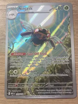 Pokemon TCG Ninjask Illustration Rare Card #137/132 - Image 1