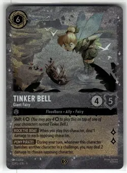 Tinker Bell - Giant Fairy 11 Promo Disney Lorcana Promo Cards Lorcana Holo NM - Image 1