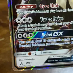 Silvally GX SM91 Sun & Moon Black Star Promo Holo Pokemon Card NM - Image 5
