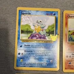 Pokemon 25th Anniversary Kanto First Partner Pack Jumbo Cards Only 4 - Image 5