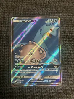 Pokemon TCG Lapras GX Full Art Ultra Rare Holo Card Near Mint Condition 139/149 - Image 1