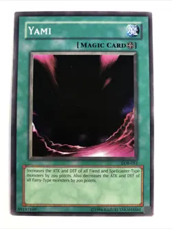 YAMI (Magic Card) LOB-051 - Yugioh Trading Card Game YU-GI-OH! - Image 1