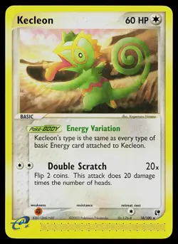 Pokemon Card Sandstorm Kecleon 18/100 Rare - Image 1