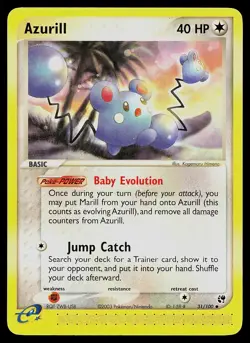 Pokemon Card Sandstorm Azurill 31/100 Uncommon - Image 1