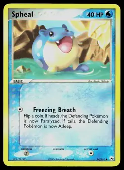Pokemon Card Hidden Legends Spheal 74/101 Common - Image 1