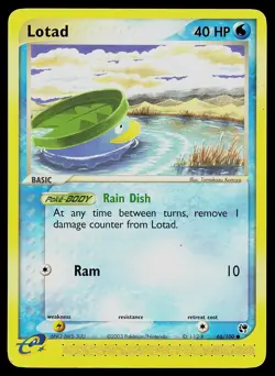 Pokemon Card Sandstorm Lotad 66/100 Common - Image 1