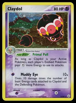 Pokemon Card Hidden Legends Claydol 2/101 Holo Rare - Image 1