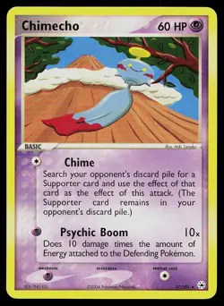 Pokemon Card Hidden Legends Chimecho 17/101 Rare - Image 1