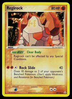Pokemon Card Holon Phantoms Regirock 28/110 Rare - Image 1