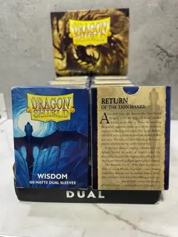 Dragon Shield WISDOM (10) packs 100 ct. Dual Matte Card Sleeves (AT-15057) - Image 2