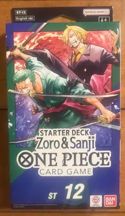 New Sealed! One Piece Card Game English Starter Deck ST-12 ZORO & SANJI English - Image 1