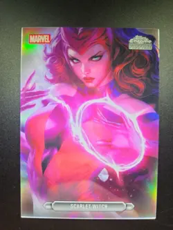 2026 TOPPS CHROME Marvel SCARLET WITCH FanFare Card FF-36 - Image 1