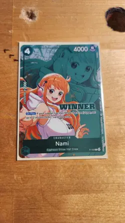 NEAR MINT: Nami (Winner Pack 2026 Vol. 2) P-102 One Piece Promotion Cards Foil - Image 1